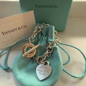 Tiffany & Co. 'Return to Tiffany' Heart Tag Toggle Bracelet - 7"